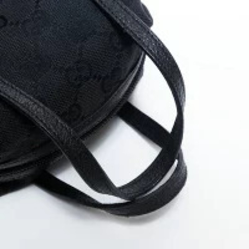 Gucci GG Canvas Clutch Boston Handbag Black - Picture 13 of 13